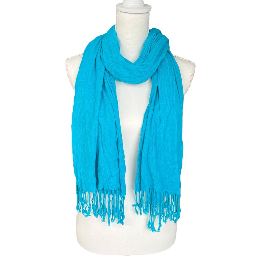Apt. 9 Turquoise Fringe Scarf Wrap
